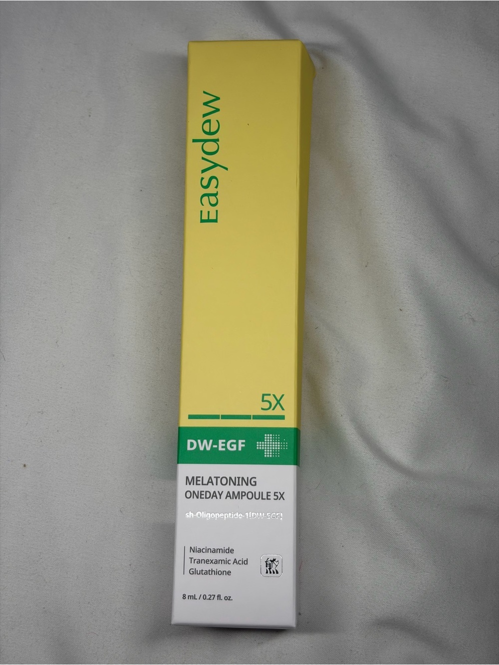 DW-EGF Melatoning One Day Ampoule 5X - Yellow